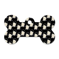 Beanie Boy Pattern Dog Tag Bone (one Side) by snowwhitegirl