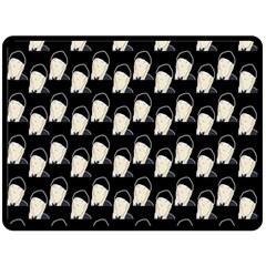 Beanie Boy Pattern Double Sided Fleece Blanket (large)  by snowwhitegirl