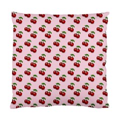 Retro Pink Cherries Standard Cushion Case (one Side) by snowwhitegirl