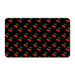 Retro Black Cherries Magnet (rectangular) by snowwhitegirl