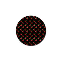 Retro Black Cherries Golf Ball Marker (4 Pack) by snowwhitegirl