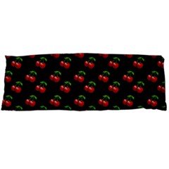 Retro Black Cherries Body Pillow Case (dakimakura) by snowwhitegirl