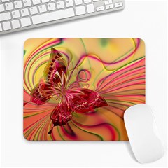 Arrangement Butterfly Pink Large Mousepads by HermanTelo