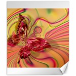 Arrangement Butterfly Pink Canvas 8  x 10  8.15 x9.66  Canvas - 1