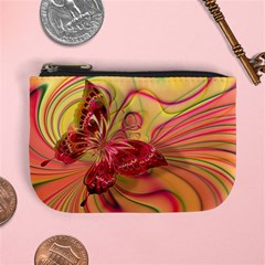 Arrangement Butterfly Pink Mini Coin Purse