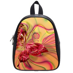 Arrangement Butterfly Pink School Bag (small) by HermanTelo