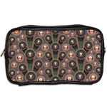 Abstract Pattern Green Toiletries Bag (Two Sides) Back