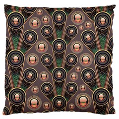 Abstract Pattern Green Standard Flano Cushion Case (two Sides)