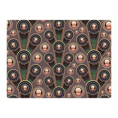 Abstract Pattern Green Double Sided Flano Blanket (mini)  by HermanTelo