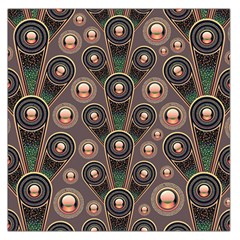 Abstract Pattern Green Large Satin Scarf (square) by HermanTelo