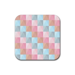 Background Pastel Rubber Coaster (square)  by HermanTelo