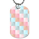 Background Pastel Dog Tag (Two Sides) Back