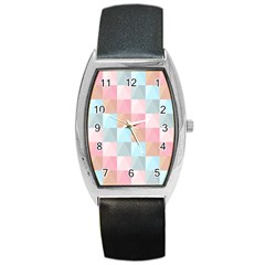 Background Pastel Barrel Style Metal Watch by HermanTelo