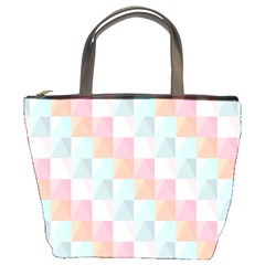 Background Pastel Bucket Bag by HermanTelo