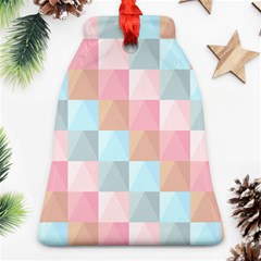 Background Pastel Bell Ornament (two Sides)