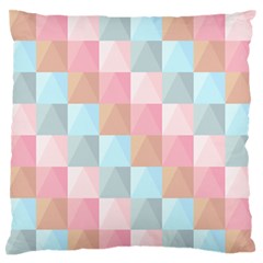 Background Pastel Large Flano Cushion Case (one Side)