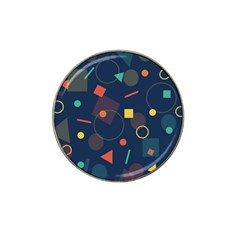 Background Geometric Hat Clip Ball Marker