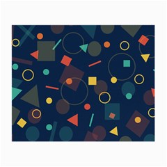 Background Geometric Small Glasses Cloth