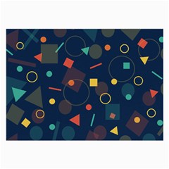 Background Geometric Large Glasses Cloth