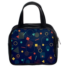 Background Geometric Classic Handbag (two Sides)