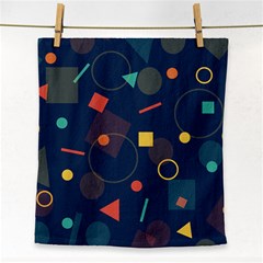 Background Geometric Face Towel by HermanTelo