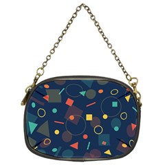 Background Geometric Chain Purse (two Sides) by HermanTelo