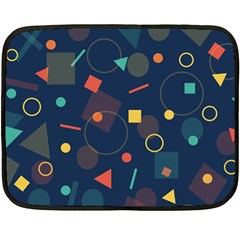 Background Geometric Fleece Blanket (mini)