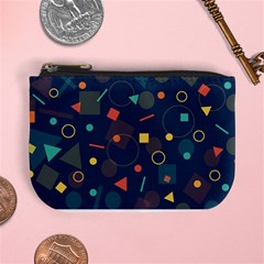 Background Geometric Mini Coin Purse