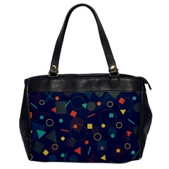 Background Geometric Oversize Office Handbag by HermanTelo