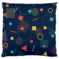 Background Geometric Large Cushion Case (two Sides) by HermanTelo