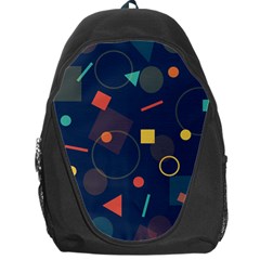 Background Geometric Backpack Bag