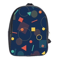 Background Geometric School Bag (xl)