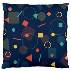 Background Geometric Large Flano Cushion Case (two Sides)