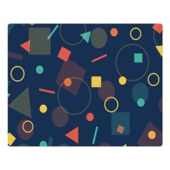 Background Geometric Double Sided Flano Blanket (large)  by HermanTelo