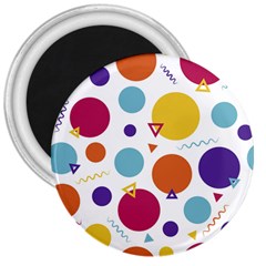 Background Polka Dot 3  Magnets by HermanTelo