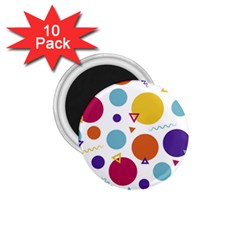 Background Polka Dot 1 75  Magnets (10 Pack)  by HermanTelo