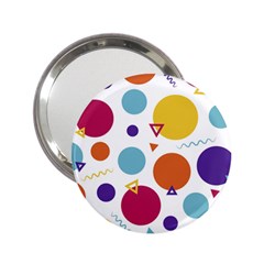 Background Polka Dot 2 25  Handbag Mirrors by HermanTelo