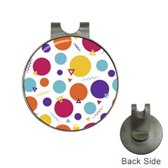 Background Polka Dot Hat Clips With Golf Markers