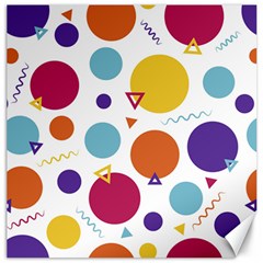 Background Polka Dot Canvas 16  X 16 