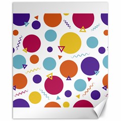 Background Polka Dot Canvas 16  X 20 