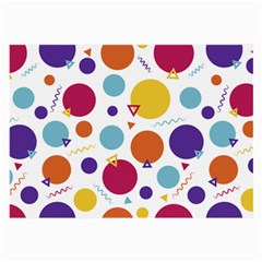 Background Polka Dot Large Glasses Cloth by HermanTelo