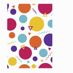 Background Polka Dot Large Garden Flag (two Sides) by HermanTelo