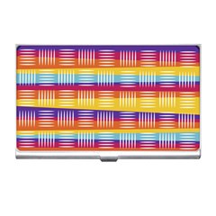 Background Line Rainbow Business Card Holder