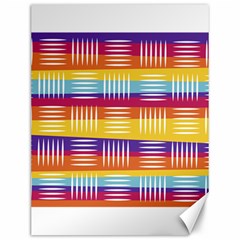 Background Line Rainbow Canvas 12  X 16 