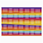 Background Line Rainbow Large Glasses Cloth (2 Sides) Front