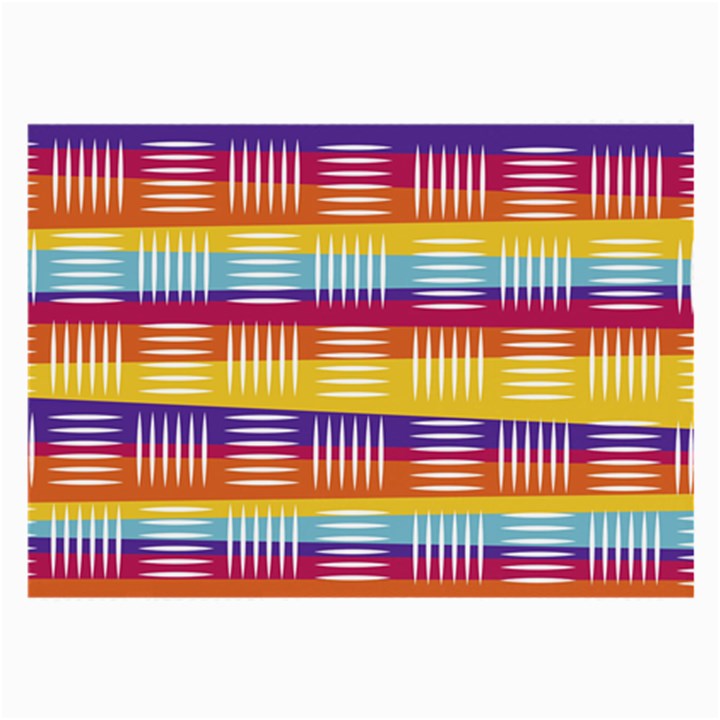 Background Line Rainbow Large Glasses Cloth (2 Sides)