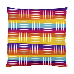 Background Line Rainbow Standard Cushion Case (two Sides)