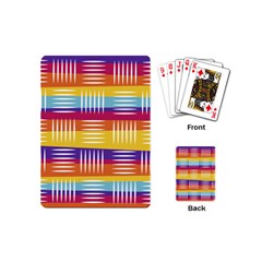 Background Line Rainbow Playing Cards (mini)