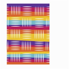 Background Line Rainbow Large Garden Flag (two Sides)