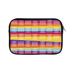 Background Line Rainbow Apple Ipad Mini Zipper Cases by HermanTelo